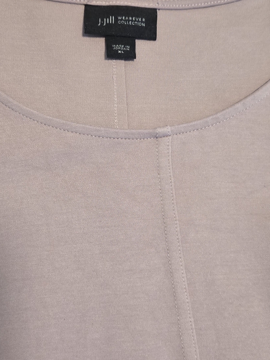 J. Jill Tops - J. Jill Wearever Collection Scoop Crew Neck Purple Mauve Pink Lavender Shirt